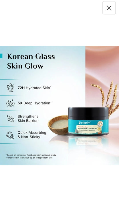 Hydra glow moisturizer